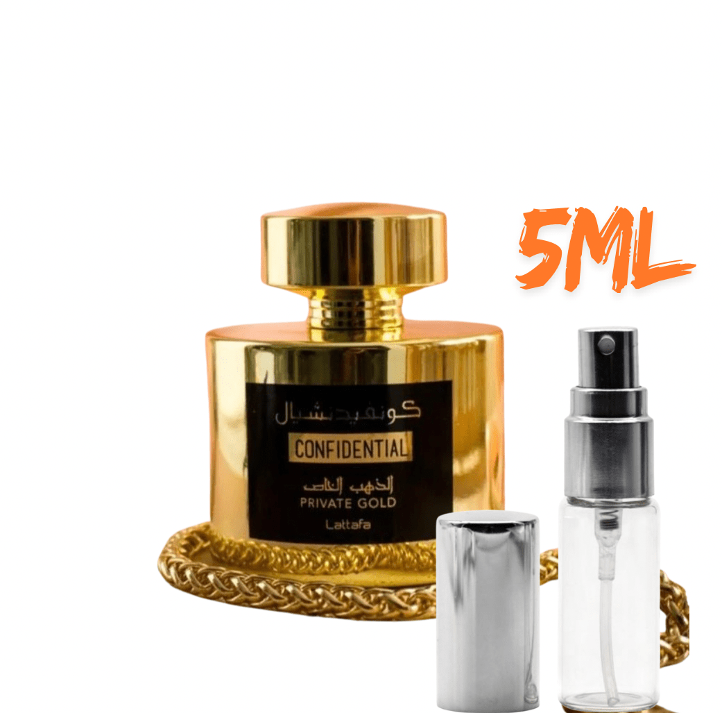 Lattafa Confidential Private Gold – 5 ml Dekant EDP - Oudpont.hu