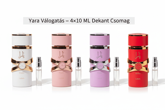 Yara Válogatás – 4×10 ML Dekant Csomag -OudPont